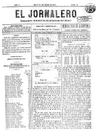 Portada:Año 2, núm. 19, 23 de enero de 1890