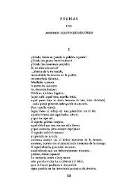 Portada:Poemas / por Antonio Martínez-Menchén