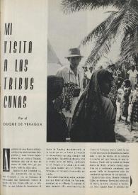 Portada:Mi visita a las tribus cunas / por el Duque de Veragua