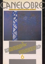 Portada:Canelobre, 6 (primavera 1986) / director Jose Carlos Rovira