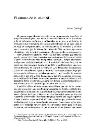 Portada:El camino de la oralidad / Mario Goloboff