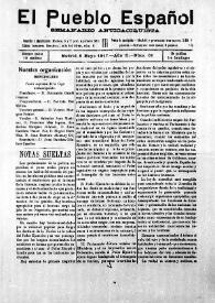 Portada:Núm. 61, 6 de mayo de 1917