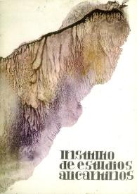 Portada:Revista Instituto de Estudios Alicantinos 