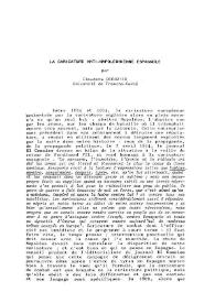 Portada:La caricature anti-napoléonienne espagnole / par Claudette Derozier