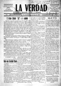 Portada:Núm. 1, 1º de mayo de 1932