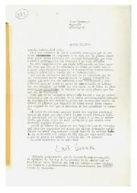 Portada:Carta de Luis Cernuda a Camilo José Cela. México, 13 de agosto de 1958
