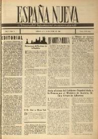 Portada:Año II, núm. 8, 12 de enero de 1946