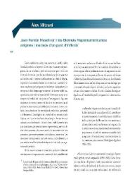 Portada:Juan-Ramón Masoliver i les Biennals Hispanoamericanes: enigmes i matisos d'un punt d'inflexió / Àlex Mitrani