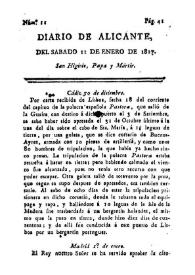 Portada:Núm. 11, 11 de enero de 1817