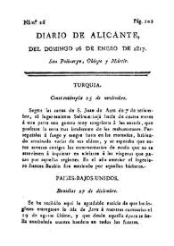 Portada:Núm. 26, 26 de enero de 1817