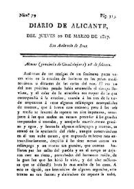 Portada:Núm. 79, 20 de marzo de 1817