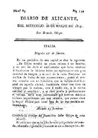 Portada:Núm. 85, 26 de marzo de 1817