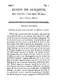 Portada:Núm. 1, 1.º de abril de 1817