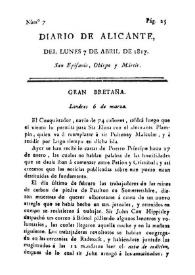 Portada:Núm. 7, 7 de abril de 1817