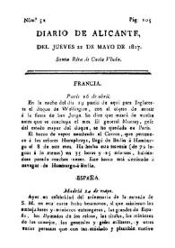 Portada:Núm. 52, 22 de mayo de 1817