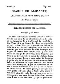 Portada:Núm. 58, 28 de mayo de 1817