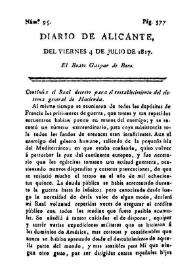 Portada:Núm. 95, 4 de julio de 1817