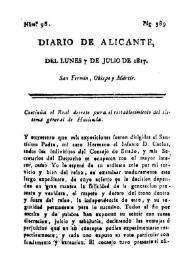 Portada:Núm. 98, 7 de julio de 1817