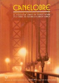 Portada:El paisatge urbà de Nova York en l'obra de Federico García Lorca / Gaspar Jaén i Urban