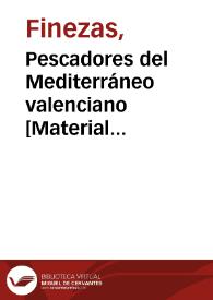 Portada:Pescadores del Mediterráneo valenciano [Material gráfico]