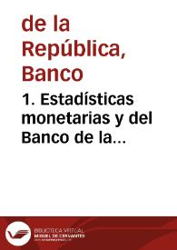 Portada:1. Estadísticas monetarias y del Banco de la República, diciembre 2006