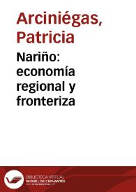 Portada:Nariño: economía regional y fronteriza