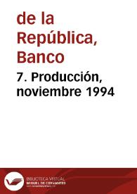 Portada:7. Producción, noviembre 1994