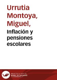 Portada:Inflación y pensiones escolares