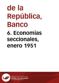 Portada:6. Economías seccionales, enero 1951