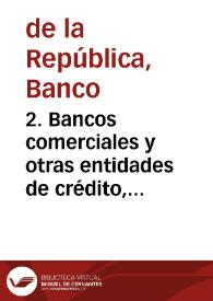 Portada:2. Bancos comerciales y otras entidades de crédito, junio 1971