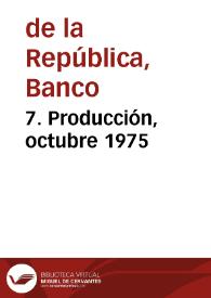 Portada:7. Producción, octubre 1975