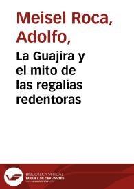 Portada:La Guajira y el mito de las regalías redentoras