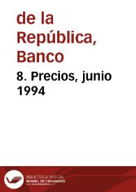 Portada:8. Precios, junio 1994