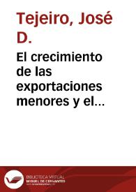 Portada:El crecimiento de las exportaciones menores y el sistema de fomento de las exportaciones en Colombia