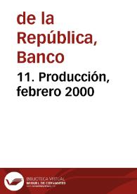 Portada:11. Producción, febrero 2000