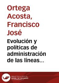 Portada:Evolución y políticas de administración de las líneas de crédito externo para el sector privado