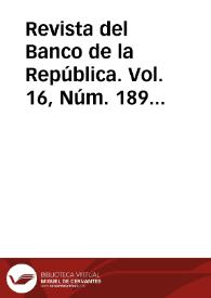 Portada:Vol. 16, Núm. 189 (julio 1943)