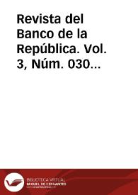 Portada:Vol. 3, Núm. 030 (abril 1930)
