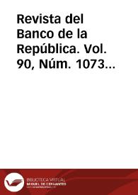 Portada:Vol. 90, Núm. 1073 (marzo 2017)