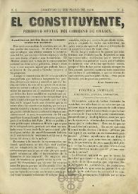 Portada:Tomo I, núm. 5, domingo 11 de mayo de 1856