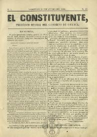 Portada:Tomo I, núm. 11, domingo 1º de junio de 1856