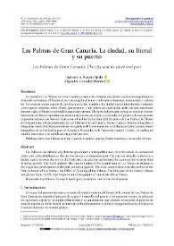 Portada:Las Palmas de Gran Canaria. La ciudad, su litoral y su puerto / Antonio A. Ramón Ojeda y Alejandro González Morales