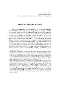 Portada:Menéndez Pelayo y Manzoni / Montserrat Ribao Pereira