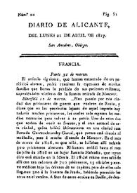 Portada:Núm. 21, 21 de abril de 1817