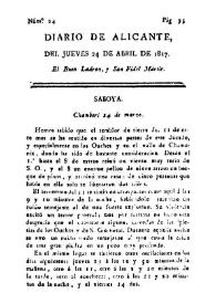 Portada:Núm. 24, 24 de abril de 1817