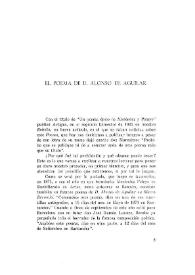 Portada:El poema de D. Alonso de Aguilar / Enrique Sánchez Reyes