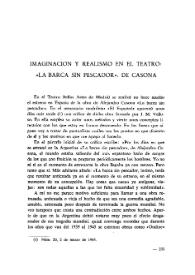 Portada:Imaginación y realismo en el teatro: "La barca sin pescador", de Casona / José Rodríguez Richart