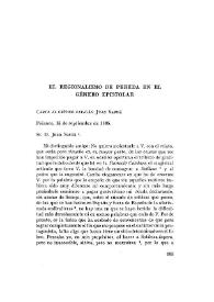 Portada:El regionalismo de Pereda en el género epistolar / Concha Fernández-Cordero y Azorín