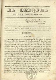 Portada:Tomo I, núm. 47, miércoles 7 de enero de 1835