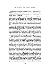 Portada:Maisterra en Nueva York / R. O.